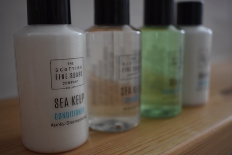 Luxury apartment toiletries, Portavadie